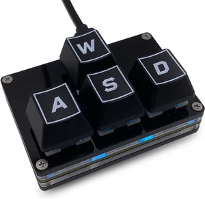 SayoDevice Mini 4-Key WASD Keypad Arrow Key Keycaps Mechanical Keyboard | One-Handed Gaming Keypad Programmable Macros USB-C Customized Hot-swappable Keyboard for Working or FPS Gaming SayoDevice Mini 4-Key WASD Keypad Arrow Key Keycaps Mechanical Keyboard | One-Handed Gaming Keypad Programmable Macros USB-C Customized Hot-swappable Keyboard for Working or FPS Gaming
