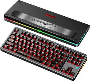 PMOKEY Aurora 80 CNC Full Aluminum Wireless Mechanical Keyboard with VIA/QMK, 8000mah Battery, Phantom Linear Switch, Tri-Mode Gaming Keyboard Hot Swappable RGB Backlit for Windows/Mac/PC (Pro Grey) PMOKEY Aurora 80 CNC Full Aluminum Wireless Mechanical Keyboard with VIA/QMK, 8000mah Battery, Phantom Linear Switch, Tri-Mode Gaming Keyboard Hot Swappable RGB Backlit for Windows/Mac/PC (Pro Grey)