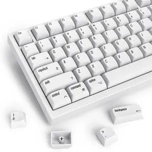 Guffercty kred 128 Keys XDA Profile Minimalist White Keycaps 75 Percent Dye-sub PBT Keyboard Caps with ISO Keys for MAC 60% 65% 75% 96% Mechanical Keyboard (Minimalist-A English Keycaps) Guffercty kred 128 Keys XDA Profile Minimalist White Keycaps 75 Percent Dye-sub PBT Keyboard Caps with ISO Keys for MAC 60% 65% 75% 96% Mechanical Keyboard (Minimalist-A English Keycaps)