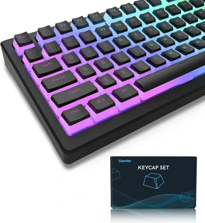 Womier Pudding Keycaps, PBT Keycaps 165 Keys Set, Custom Keycap Set, Shine Through, OEM Profile, Universal Compatibility for 100%, 75%, 65%, 60% Keyboard - Black Womier Pudding Keycaps, PBT Keycaps 165 Keys Set, Custom Keycap Set, Shine Through, OEM Profile, Universal Compatibility for 100%, 75%, 65%, 60% Keyboard - Black