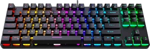 Gaming Mechanical Keyboard, Ergonomic Design, 87 Keys, Multiple Backlight Effects, 1.5m Cable,USB-A Connector Cable, Rich Shortcut Keys Gaming Mechanical Keyboard, Ergonomic Design, 87 Keys, Multiple Backlight Effects, 1.5m Cable,USB-A Connector Cable, Rich Shortcut Keys