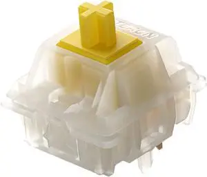 GATERON KS-3X1 Milky Yellow Pro Keyboard Switches(35PCS) | Linear,RGB,LED,Pre Lubed,5 Pins Key Switches,for MX Mechanical Keyboard GATERON KS-3X1 Milky Yellow Pro Keyboard Switches(35PCS) | Linear,RGB,LED,Pre Lubed,5 Pins Key Switches,for MX Mechanical Keyboard