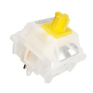 GATERON Milky Yellow Pro V3 Keyboard Switches, Pre-lubed Linear 5 pin for All MX Mechanical Keyboard (36PCS) GATERON Milky Yellow Pro V3 Keyboard Switches, Pre-lubed Linear 5 pin for All MX Mechanical Keyboard (36PCS)