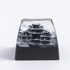 Artisn Keycap Custom Keycaps Black Samurai Japanese Dojo Handmade Resin Escape 1U Artisan Keycaps for Mechanical Keyboard Keycap Cherry MX Switch FJ Artisn Keycap Custom Keycaps Black Samurai Japanese Dojo Handmade Resin Escape 1U Artisan Keycaps for Mechanical Keyboard Keycap Cherry MX Switch FJ
