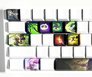 Akali Keycaps Set for League of Legends Gaming Skill 12 Keys Keycap Set OEM Profile for MX Mechanical Gaming Keyboards (Akali) Akali Keycaps Set for League of Legends Gaming Skill 12 Keys Keycap Set OEM Profile for MX Mechanical Gaming Keyboards (Akali)