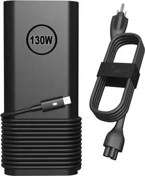 130W USB C Laptop Charger for Dell 90W 65W 45W XPS 15 17 2in1 130W USB C Laptop Charger for Dell 90W 65W 45W XPS 15 17 2in1