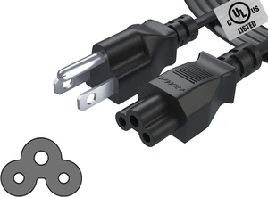 New Extra Long 12Ft 3 Prong AC Laptop Power Cord Cable for Dell IBM HP Compaq Asus Sony Toshiba Lenovo Acer Gateway MSI Notebook Computer Charger Pwr: IEC-60320 IEC320 C5 to NEMA 5-15P New Extra Long 12Ft 3 Prong AC Laptop Power Cord Cable for Dell IBM HP Compaq Asus Sony Toshiba Lenovo Acer Gateway MSI Notebook Computer Charger Pwr: IEC-60320 IEC320 C5 to NEMA 5-15P