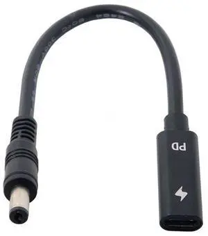 chenyang USB C to DC 20V 5.5x2.1mm PD 65W Charge Cable Type-C Female Input to DC Output for Laptop chenyang USB C to DC 20V 5.5x2.1mm PD 65W Charge Cable Type-C Female Input to DC Output for Laptop