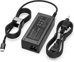 65W Universal USB-C Laptop Charger, Compatible with Lenovo Dell HP chromebook Samsung Asus Acer Google Type C Power Cord 65W Universal USB-C Laptop Charger, Compatible with Lenovo Dell HP chromebook Samsung Asus Acer Google Type C Power Cord