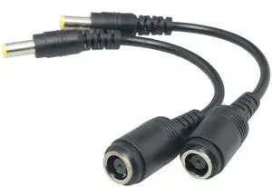 2PCS Adapter Conversion Cable 7.4x5.0 Female to 5.5x2.5mm Male Connector Wire for Laptop Power Adapter Connection 2PCS Adapter Conversion Cable 7.4x5.0 Female to 5.5x2.5mm Male Connector Wire for Laptop Power Adapter Connection