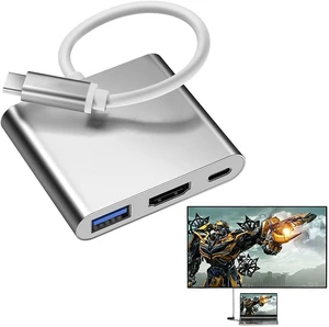 USB C to HDTV Multiport Adapter with 60w Charging Port,HD 4K Video USB C to HDTV Multiport Adapter with 60w Charging Port,HD 4K Video
