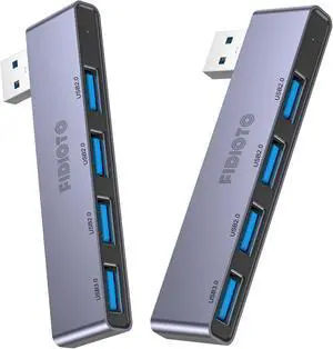 USB Hub 2Pack Right Model, Fidioto 4-Port USB Hub(1 * 3.0 Port, 3 * 2.0 Port) USB Splitter USB Expander for Laptop, Xbox, Flash Drive, HDD, Console, Printer, Camera,Keyborad, Mouse USB Hub 2Pack Right Model, Fidioto 4-Port USB Hub(1 * 3.0 Port, 3 * 2.0 Port) USB Splitter USB Expander for Laptop, Xbox, Flash Drive, HDD, Console, Printer, Camera,Keyborad, Mouse