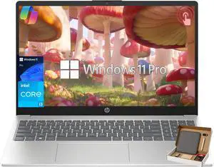 HP 15.6" Touchscreen Laptop for Business Student, Intel Core i3-1315U, 16GB RAM, 512GB SSD, Windows 11 Pro