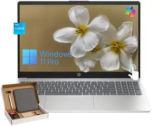 HP Touch-screen Laptop for Business and Student, 15.6" HD Micro-Edge Display, Intel 6-Core i3-1215U, 32GB RAM, 1TB SSD, Fast Charge, Wi-Fi, Windows 11 Pro