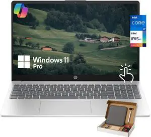 HP 15.6" FHD Touchscreen Business Laptop, 13th Gen Intel Core i7-1355U, 16GB RAM, 1TB SSD, Intel Iris Xe Graphics, Wi-Fi 6, Long Battery Life, Copilot AI, Windows 11 Pro