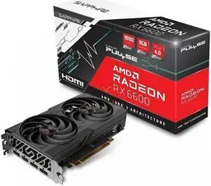 SAPPHIRE Radeon RX 6600 8GB GDDR6 PCI Express 4.0 ATX Video Card 11310-01-20G