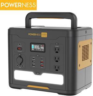 Powerness 1500W 1536Wh Power Portable Station Solar Generator Lifepo4 Backup Battery for Outdoor Off-Grid RV Camping Fishing BBQ Blackout Emergency