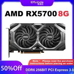 MSI Radeon RX 5700 Video Card RX 5700 MECH OC