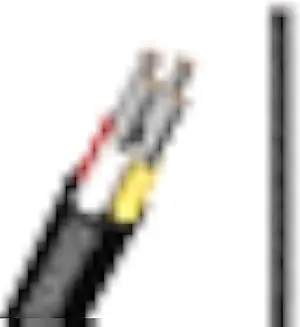 18 Gauge 4 Conductor Electrical Wire, 33FT 18AWG Black PVC Stranded Tinned Copper 4 Wire Cable, 18/4 Cord Extension Cable for LED Lamp Lighting, Automotive, Speaker, Audio, Power etc.