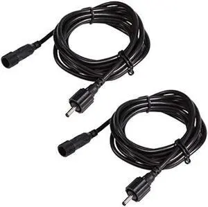 B-right 2 Pack Extension Cable Waterproof 6.56ft Extension Cord for Landscape Lights Path Lights Garden Lights