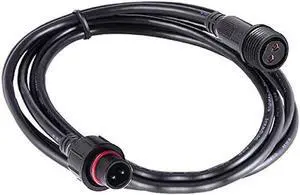 QOFOWIN Waterproof Connector for car, 2Pin Male Female Plug LED Connector,with 9.84FT 16AWG IP65 Extension Cable for Car, Boat,Truck,Indoor/Outdoor LED Strip Lights(2Pin Connector 9.84ft)