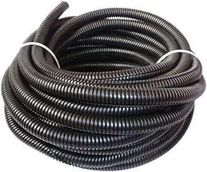 Cacovedo 30 ft Dog Cat Cord Protector Electric Wires Covers Wire Loom Tubing Protect Wires from Rabbits, Cats and Other Pets - Outside Diameter 13mm
