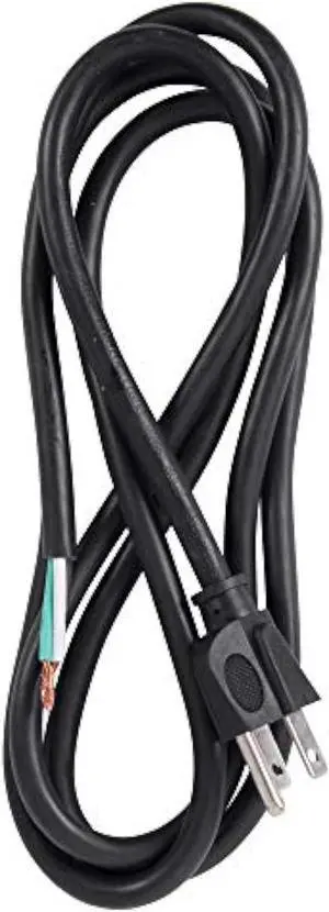 Bergen Industries Inc PS915143 3-Wire Appliance and Power Tool Cord, 9 ft, 14 AWG, 15A/125V AC, 1875w,Black