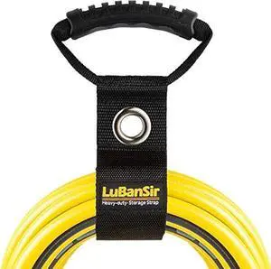 LuBanSir 3 Pack Extension Cord Organizer, 17 Portable Hook and Loop Storage Straps with Grommet Fit Extension Cords, Cables, Ropes, Garden Water Hoses Carrying and Hanging