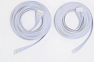 Litcessory Extension Cable for C by GE Smart Light Strips (10ft, 2 Pack, White)