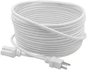 Prime Wire & Cable EC883627 16/3 SJTW Landscape Extension Cord, 35 Feet (White), 1 Pack