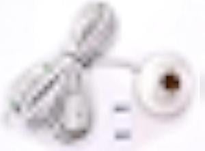 1pcs White Hanging Light Cord E27 Light Bulb Socket to 2-Prong with On/Off Switch (About 80mm Base & 9.2ft Wire)