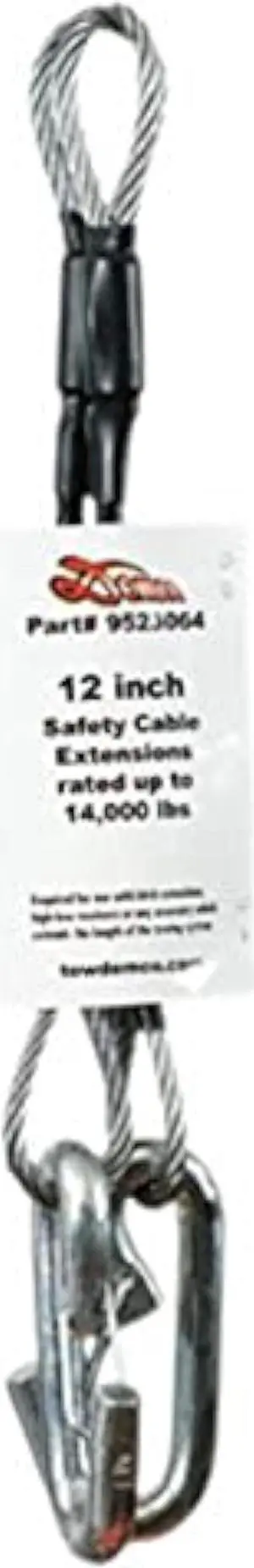 Demco 9523064 12 Safety Cable Extensions, (Set of 2)