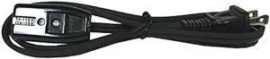 Woods 0293 Coleman Hpn Mini Replacement Extension Cord; 18/2; 2-Foot; Black