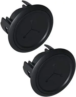 ECHOGEAR TV Cord Hider - 2.5 Mini in Wall Cable Management Kit Cord Concealer for Wall Mounted TVs - Easy 3-Step Install w/Locking Winged Grommets for Secure Fit - Black