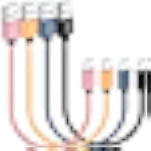 SUMPK Short USB C Cable [4-Pack 8 inch], 3A Fast Charging USB 2.0 Data Transfer to Type C Phone Charger Cord Nylon Braided Compatible with Samsung Galaxy S10 S9, Pixel 3, LG V30, Charging Station
