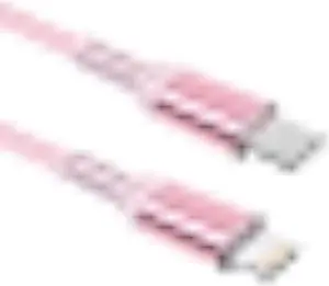 Awnuwuy 20FT Long iPhone USB-C to Lightning Cable [Apple MFi Certified] 20W 3A (max) USB C Power Delivery Fast Charge for iPhone 14 13 12 11 10 Max X XS XR 9 8, AirPods, iPad, Charging Cord Pink/Rose