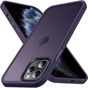 Anqrp Designed for iPhone 11 Pro Case, [Support Wireless Charging] Soft Silicone Slim Anti-Scratch Phone Case for iPhone 11 Pro 5.8 inch, Dark Purple