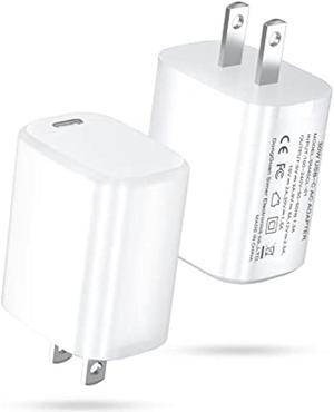 [2 Pack] 30W USB C Super Fast Charger - for iPhone 14/14 Pro/14 Pro Max/13/13 Mini/13 Pro/13 Pro Max/12,Google Pixel 7/6,Samsung Galaxy S21/S22,Note 20,iPad Pro 12.9/11 inch,MacBook Air