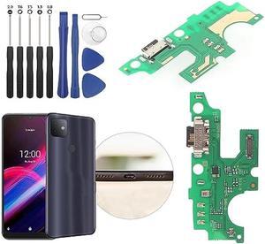 USB Charging Port for T-Mobile REVVL 4+ Plus 5062W 5062Z Dock Connector Charger Board Flex Cable Assembly Replacement for REVVL 4+ Plus 5062W 5062Z with Tools