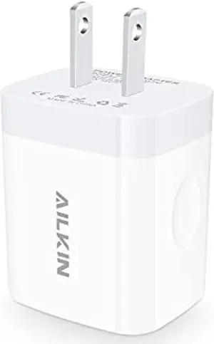 USB C Charger Block, 20W PD Wall Charger C Type Fast Charging Station Power Adapter USB Plug Brick Cube Box for iPhone 15 14 13 Pro Max 13 Mini 12 Pro Max SE 11 XR XS USBC Outlet Typec Port Connector