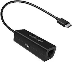 Ethernet Adapter for chromecast with Google tv,USB C to Ethernet Adapter with Charging Port Compatible with Google TV,Smartphones, Tablets, Android Devices