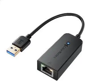 Cable Matters Plug & Play USB to Ethernet Adapter with PXE, MAC Address Clone Support (USB 3.0 to Gigabit Ethernet, Ethernet to USB, Ethernet Adapter for Laptop) Supporting 10/100/1000Mbps in Black