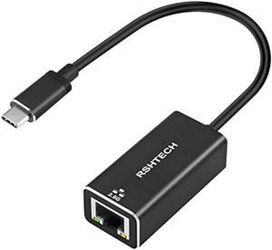 RSHTECH USB C to 2.5G Ethernet Adapter Aluminum Thunderbolt 3 Type C 2.5 Gigabit Network Adapter, Portable USB RJ45 LAN Adapter for MacBook Pro, MacBook Air, iPad Pro, iPad and More (RSH-WK-C25)