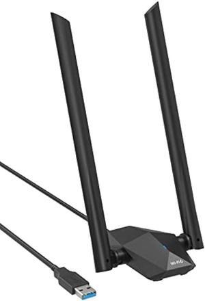 BrosTrend AX1800 USB WiFi 6 Linux Compatible WiFi Adapter for PC and Raspberry Pi 2+ WiFi 6 USB for Ubuntu, Mint, Debian, Kubuntu, Mate, Zorin, PureOS, Windows 11/10 Long Range WiFi Antenna Dual Band