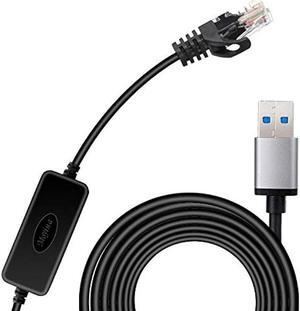Moyina USB3.0 to RJ45 Gigabit Ethernet Network Cable for Switch, Router, Gateway, Modem with MacBook,Windows, Chromebook,Surface Pro, Linux