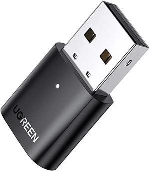 UGREEN USB Bluetooth Adapter for PC, 5.0 Bluetooth Dongle Receiver [Windows 11/10/8.1 Driver-Free], Compatible with Desktop, Laptop, Mouse, Keyboard, Headsets, Speakers, PS4/ Xbox Controllers