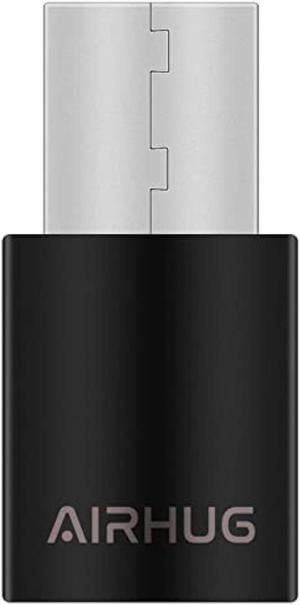 USB Bluetooth Adapter - Wireless Audio Dongle Receiver - Support Desktop, Laptop, Headsets and Speakers (Black)