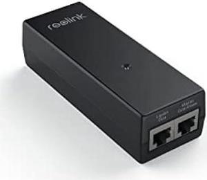 Reolink Gigabit PoE Injector, Convert Non-PoE to PoE, Supplies PoE+ (30W) or PoE (15.4W), Distance up to 100m, Plug & Play, Suitable for Reolink PoE Cameras/Reolink Video Doorbell PoE, P030U05