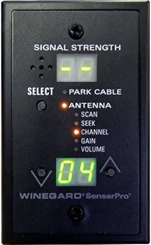 Winegard RFL-332 SensarPro TV Signal Strength Meter, Black, 4.5 Inch