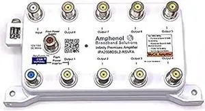 TV Antenna Amplifier Signal Booster | Amphenol MOCA Coax Amplifier IPA1008DSL-RSVFA |